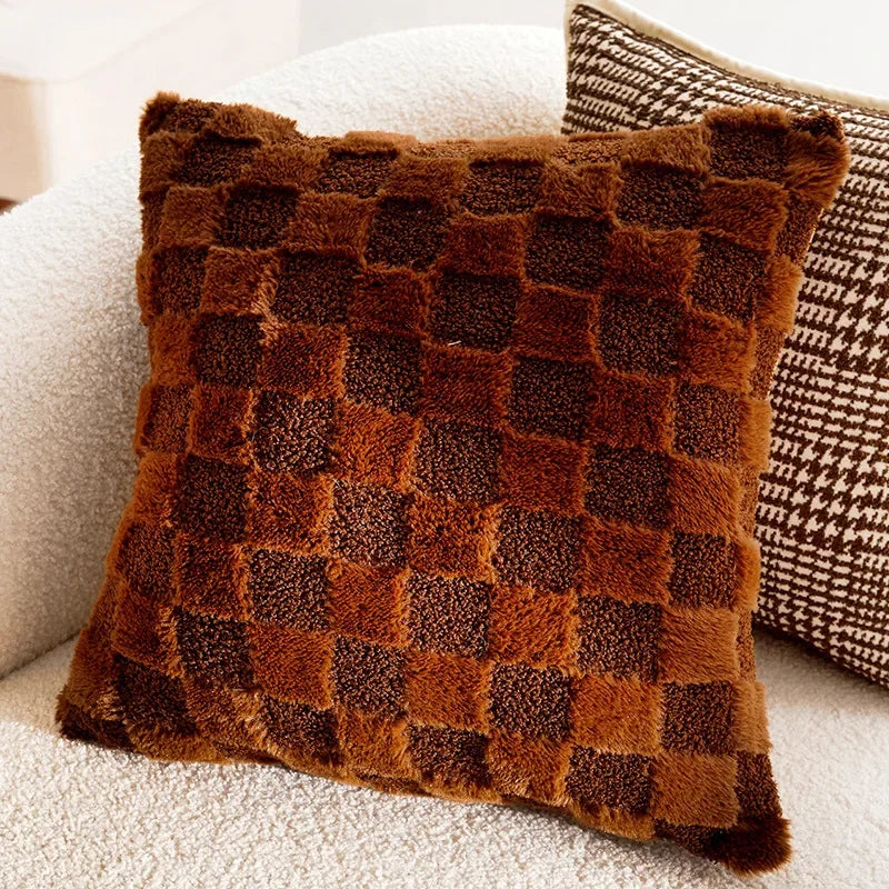 Retro Simple Throw Pillow Cover