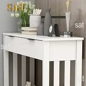 Modern Wood Entryway Table with Drawer