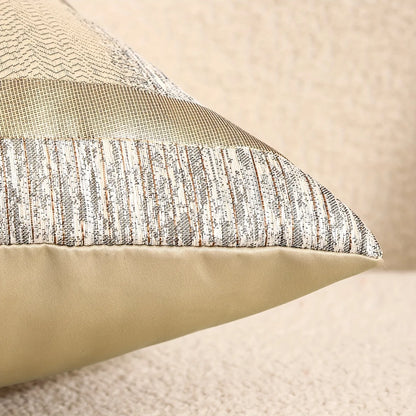 Gold Silk Pillow Cover