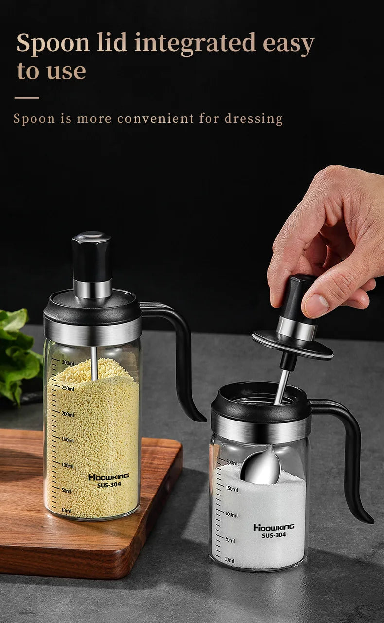Seasoning Bottle with Spoon
