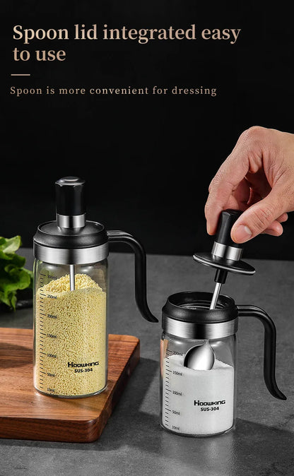 Seasoning Bottle with Spoon