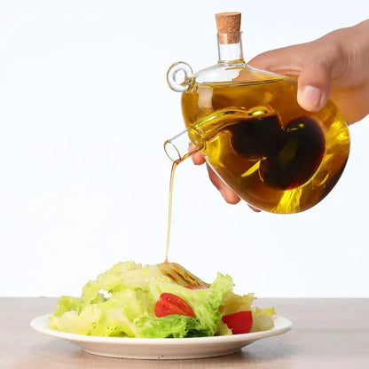 Two-in-one Glass Oil Bottle