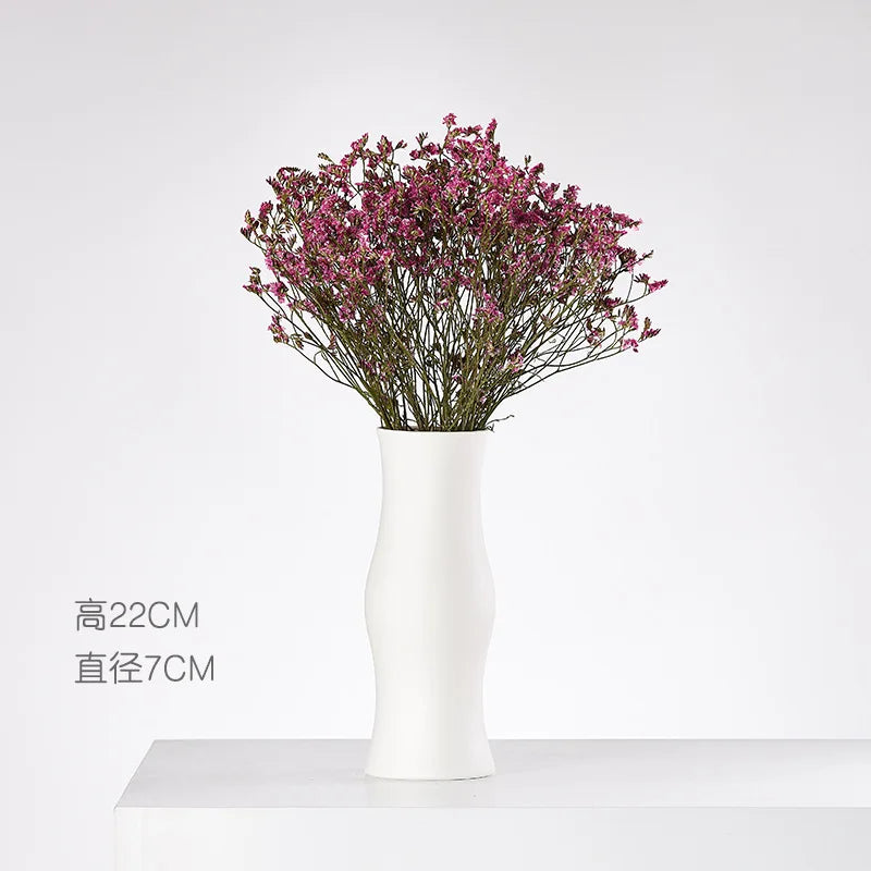 Modern White Ceramic Vase