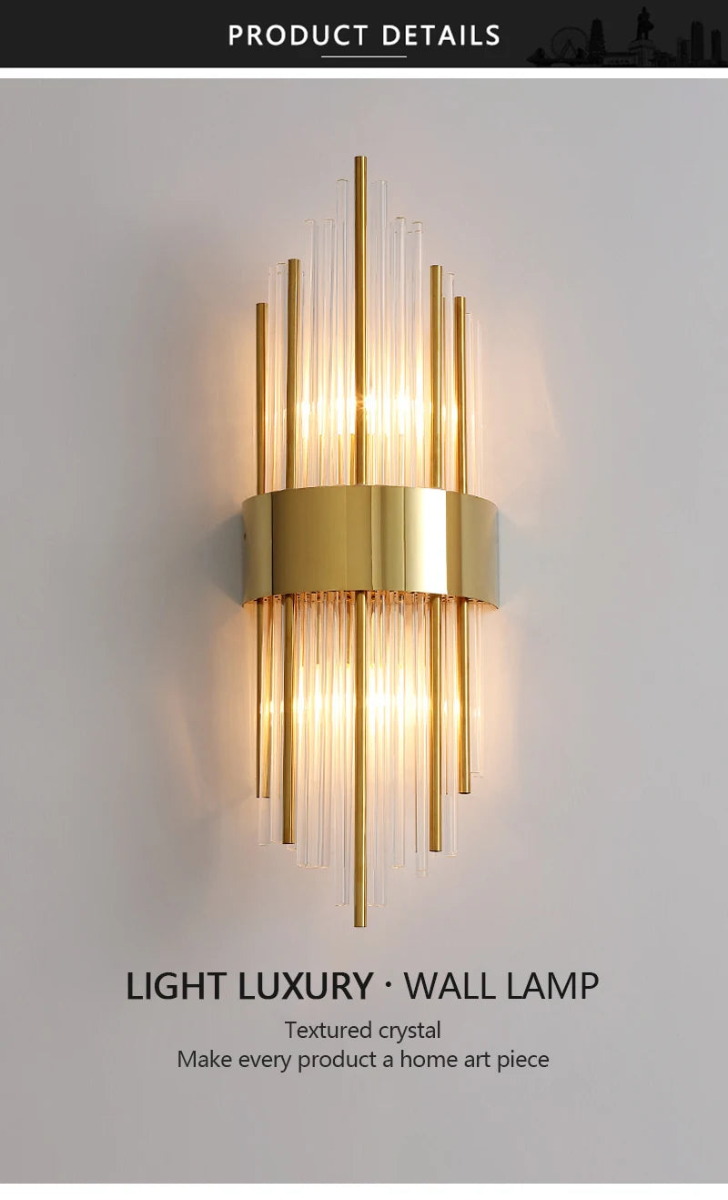 Luxury Crystal Wall Lamp