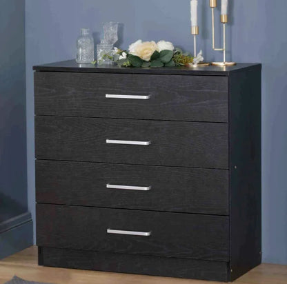 4 Drawer Wood Cabinet Dresser