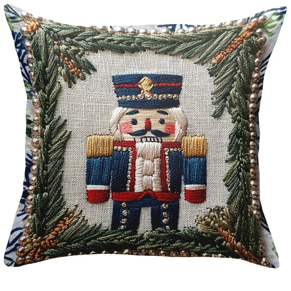 Christmas Nutcracker Printed Pillowcase
