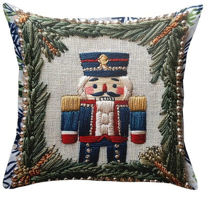 Christmas Nutcracker Printed Pillowcase