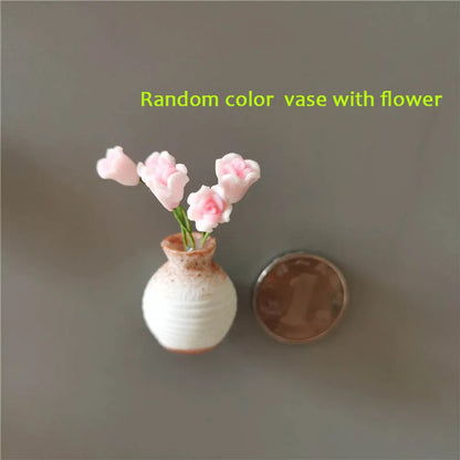 Mini Floral Vase Fridge Stickers