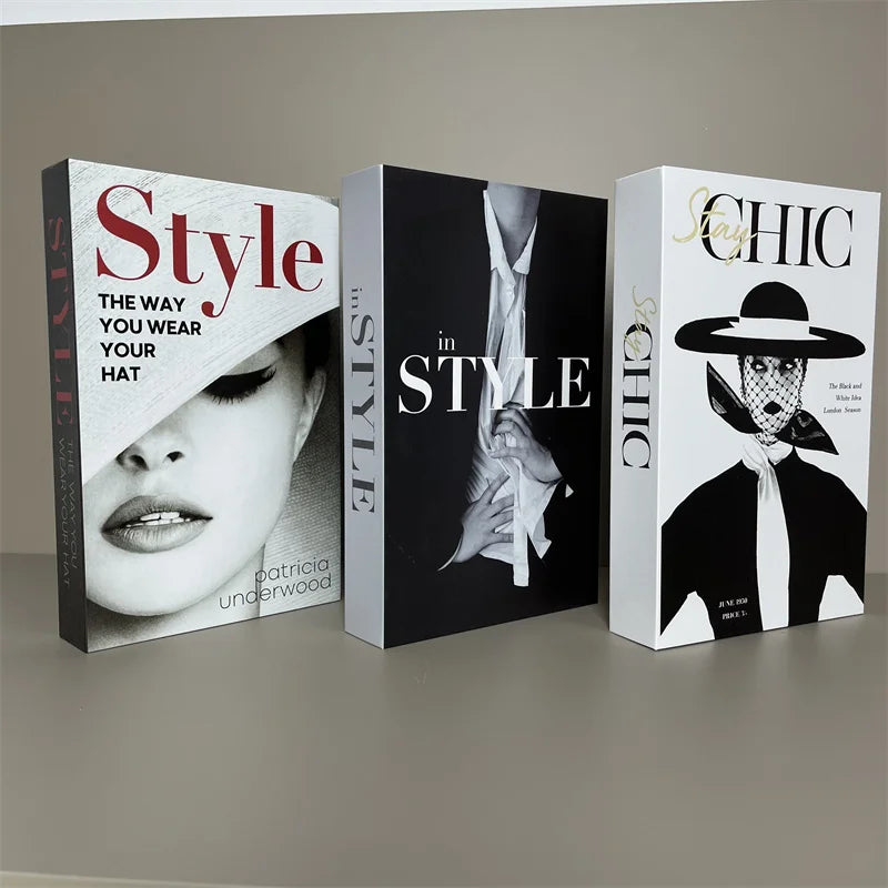 Decoration Fake Books 3pcs/Set