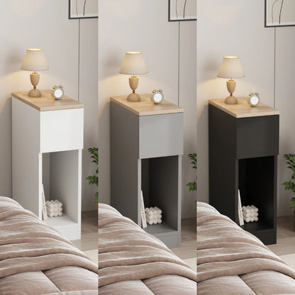 Modern Slim Tall Bedside Table