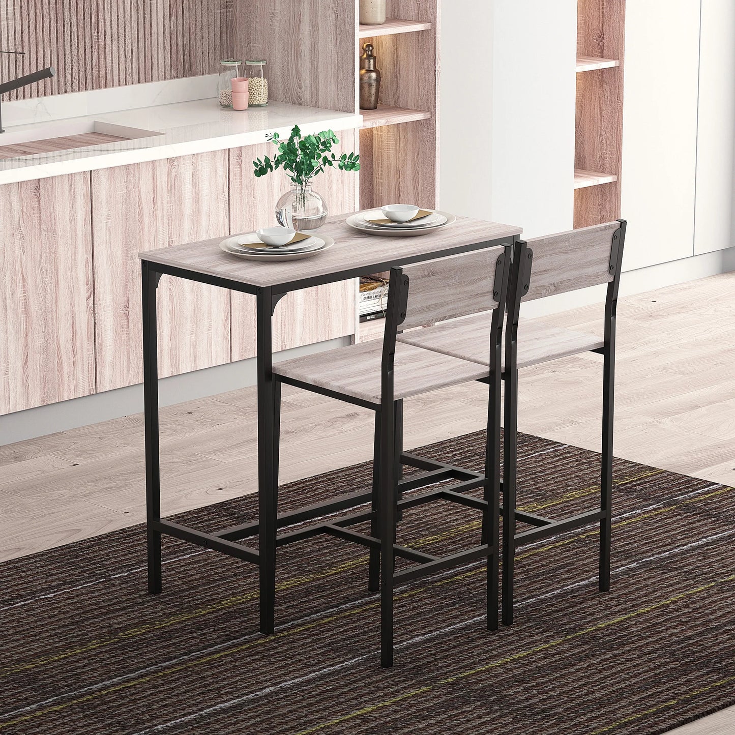 Table Stool Set - 3 Pack