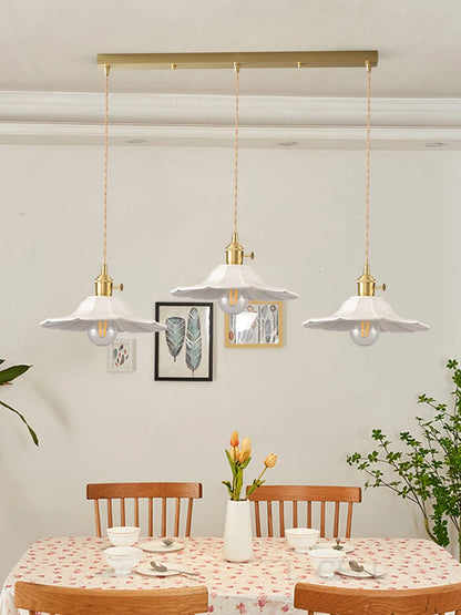 White Ceramic Pendant Light
