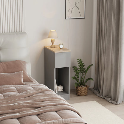 Modern Slim Tall Bedside Table