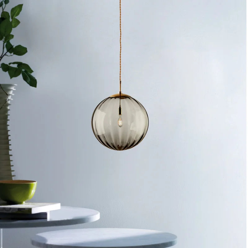 Glass Ball Pendant Light
