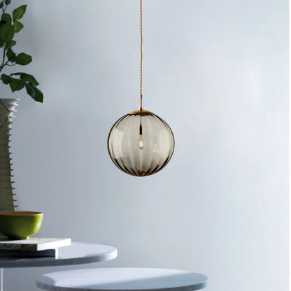 Glass Ball Pendant Light