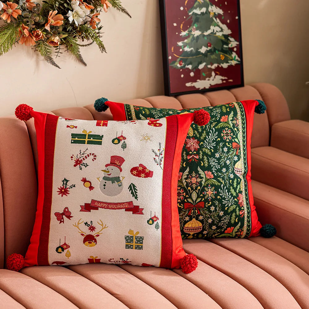 Christmas Cushion Cover Cartoon
