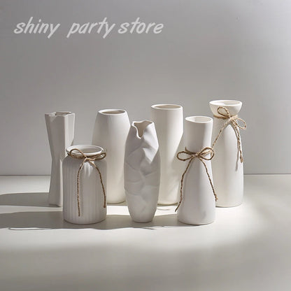 Modern White Ceramic Vase