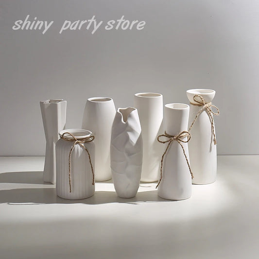 Modern White Ceramic Vase