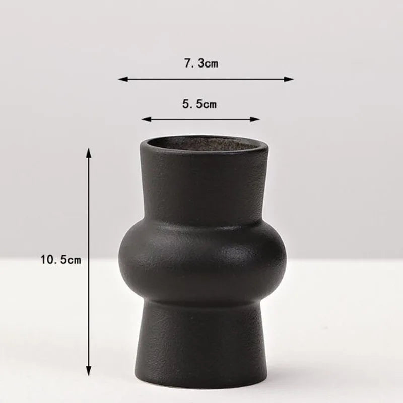 Creative Black Porcelain Vase