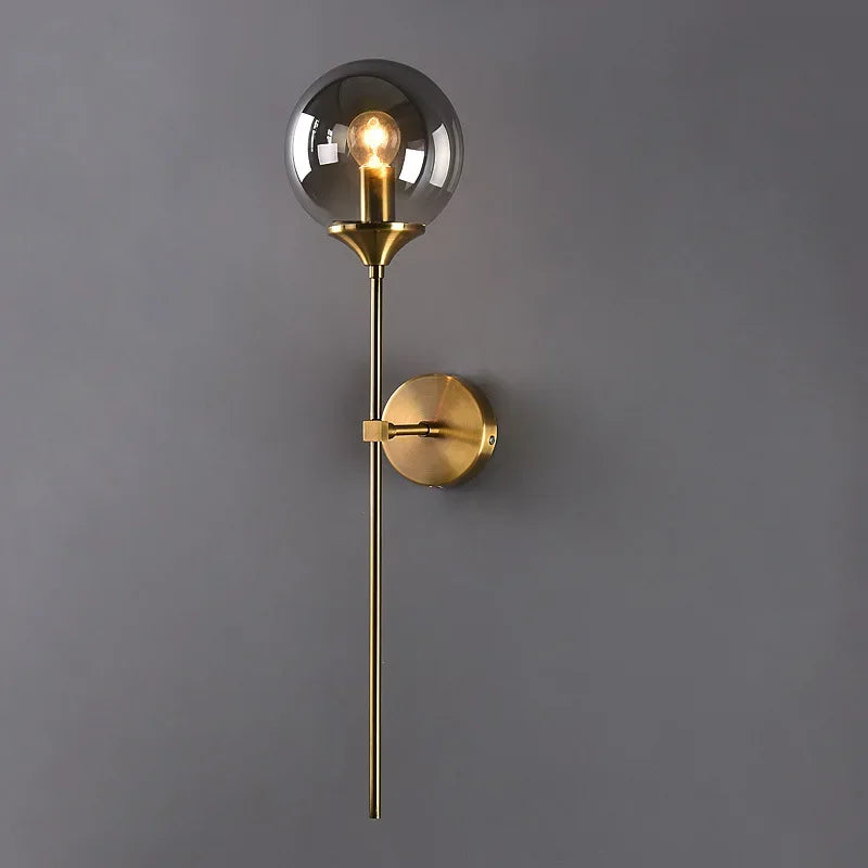 Modern Ball Glass Sconce