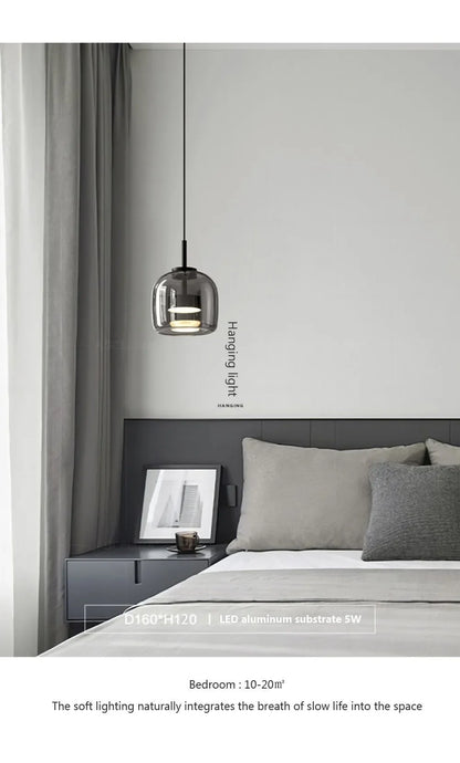 Modern Glass Pendant Light