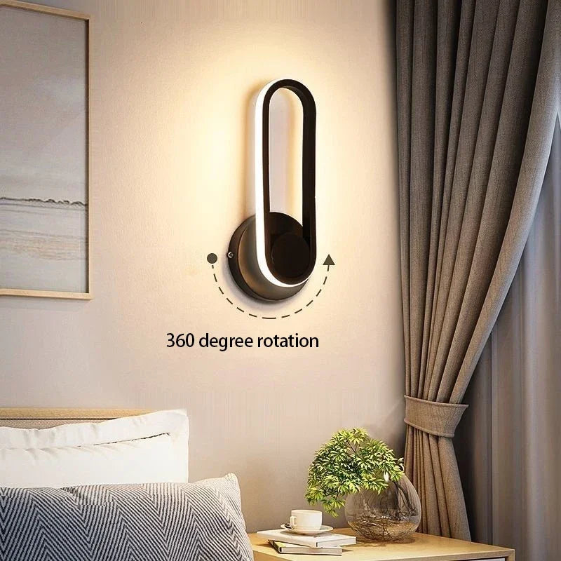 Modern Rotatable LED Wall Sconce