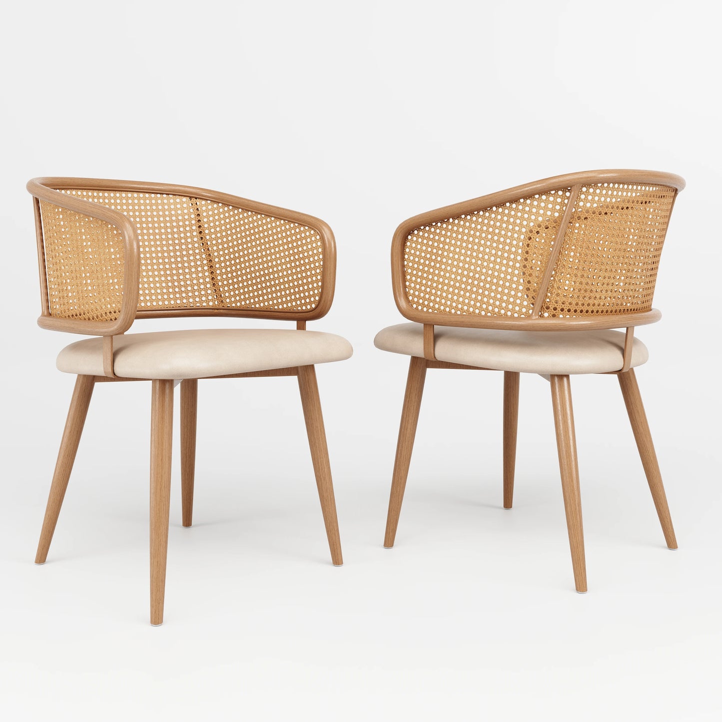 Modern Rattan Backrests Chair