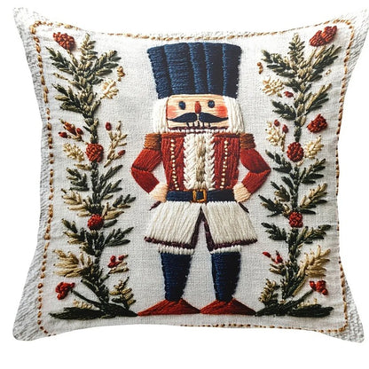 Christmas Nutcracker Printed Pillowcase