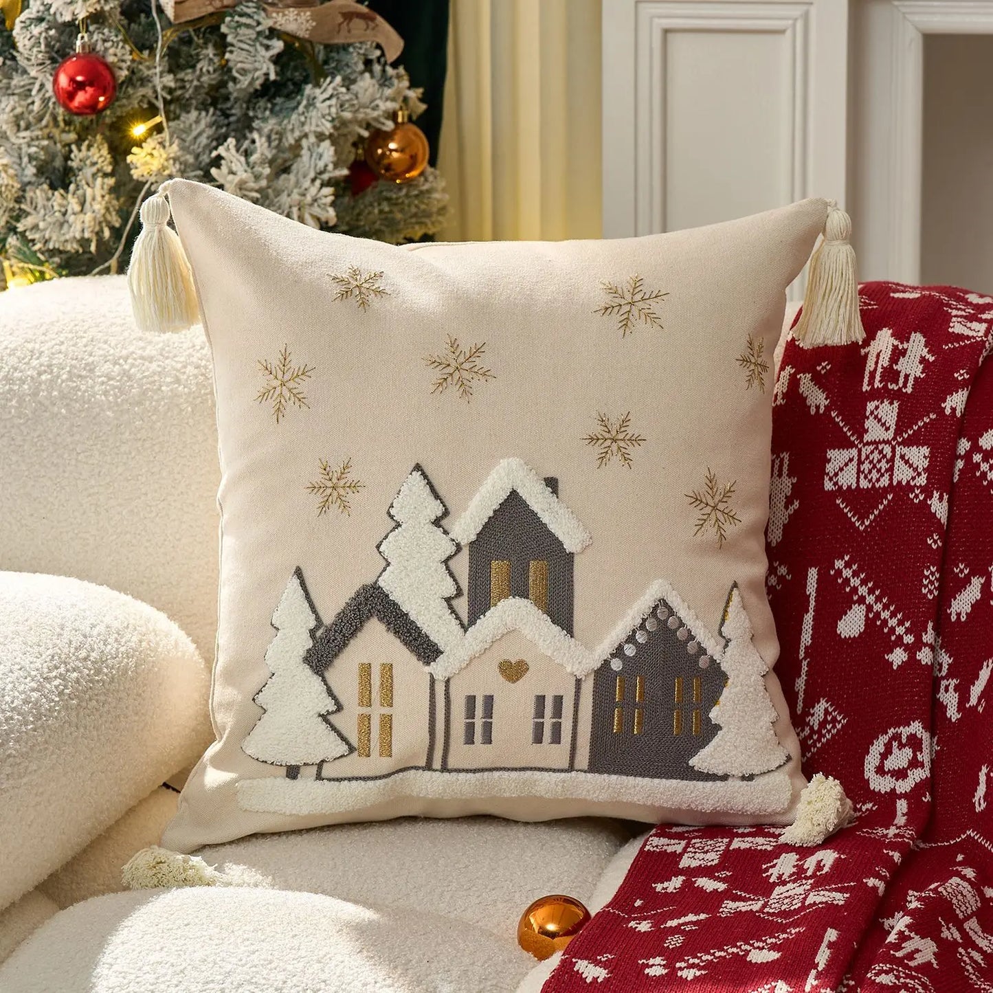 Happy and Festive Holiday Pillow Covers