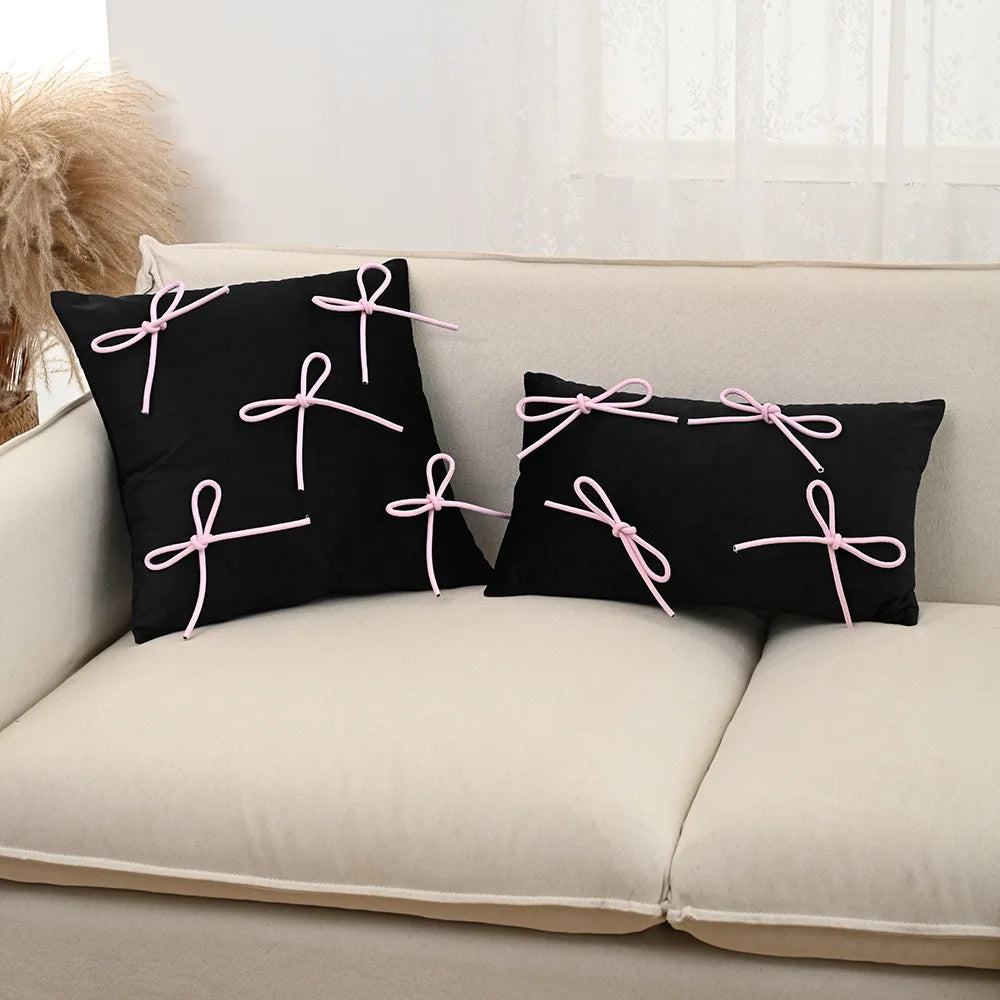 Bow Throw Pillow Cover