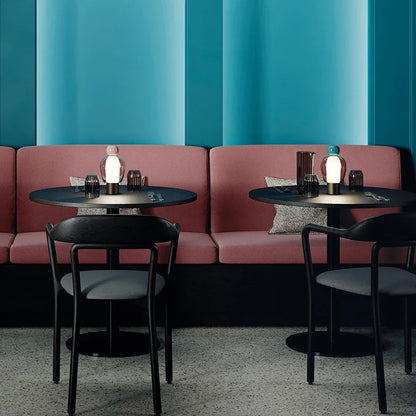 Danish Glass Desk Lamp