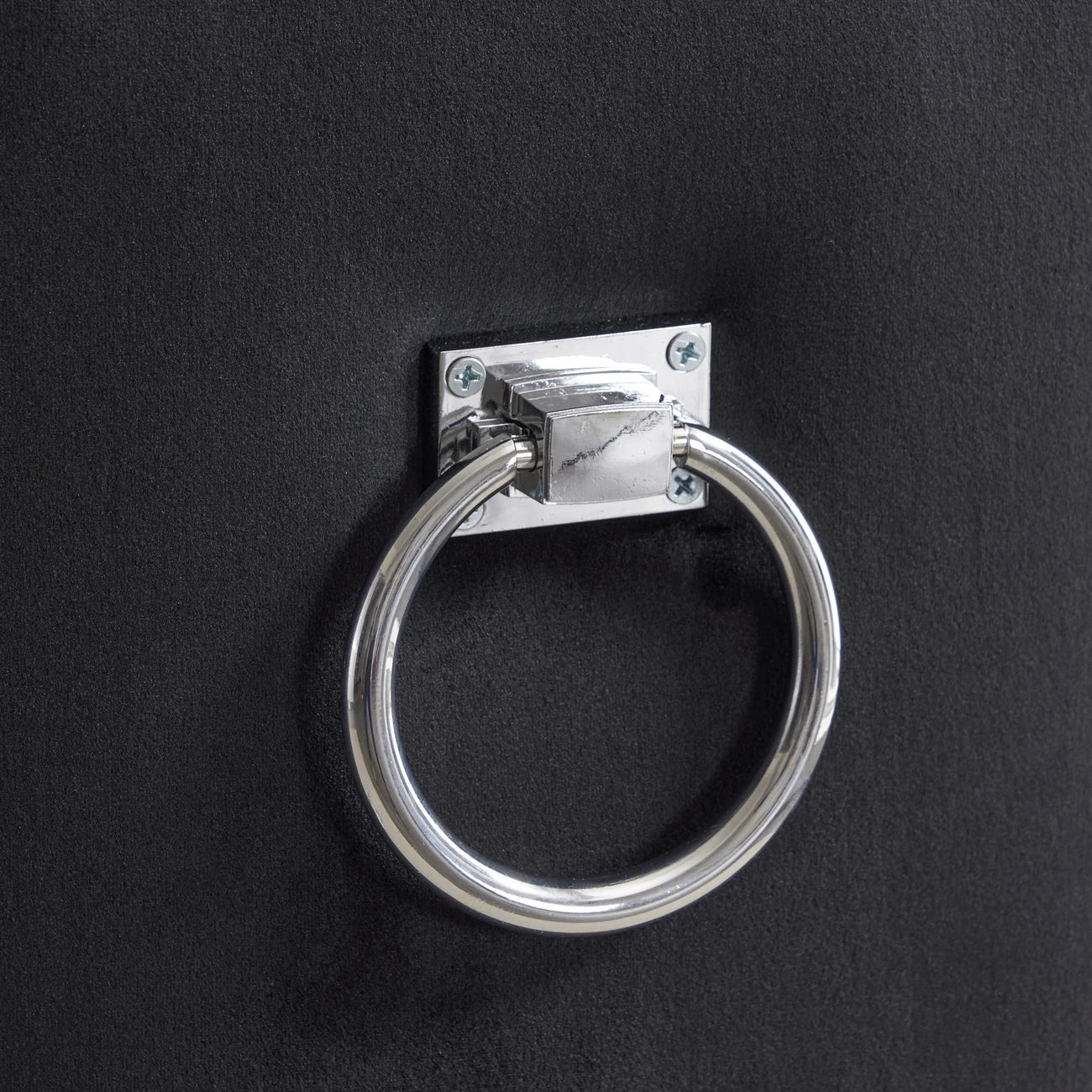 BonChoice Velvet Dining Chairs with Knocker Studded Black Legs