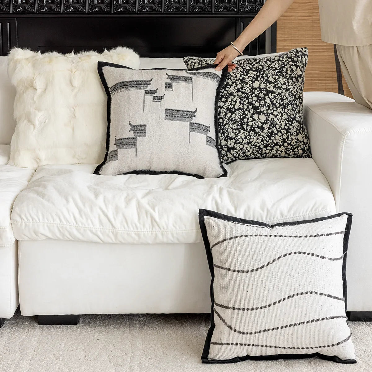 Geometric Pillow Cover Luxury