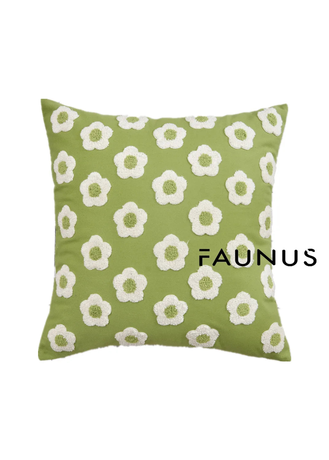 Daisy Embroidery Throw Pillow Covers