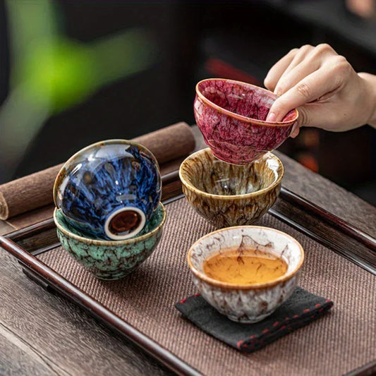 Handmade Set Ceramic Teacups