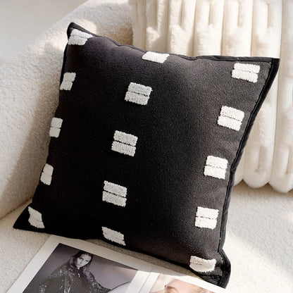 Pony Animal Embroidered Throw Pillow Cover