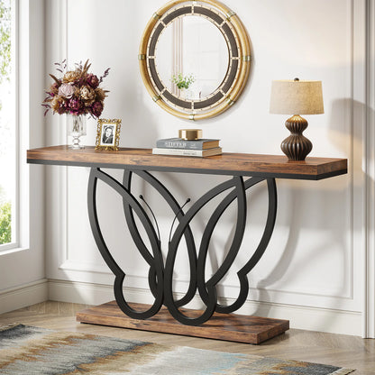 Butterfly Rustic Console Table