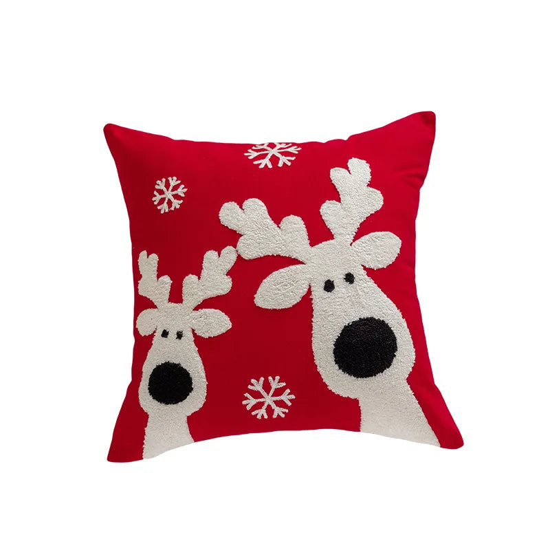 Christmas Plush Throw Pillow Cover