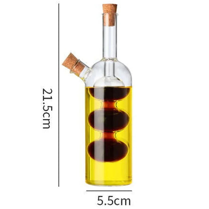 Two-in-one Glass Oil Bottle