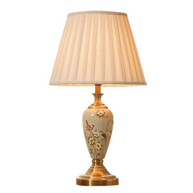 Vintage Chinese Style Ceramic Table Lamp