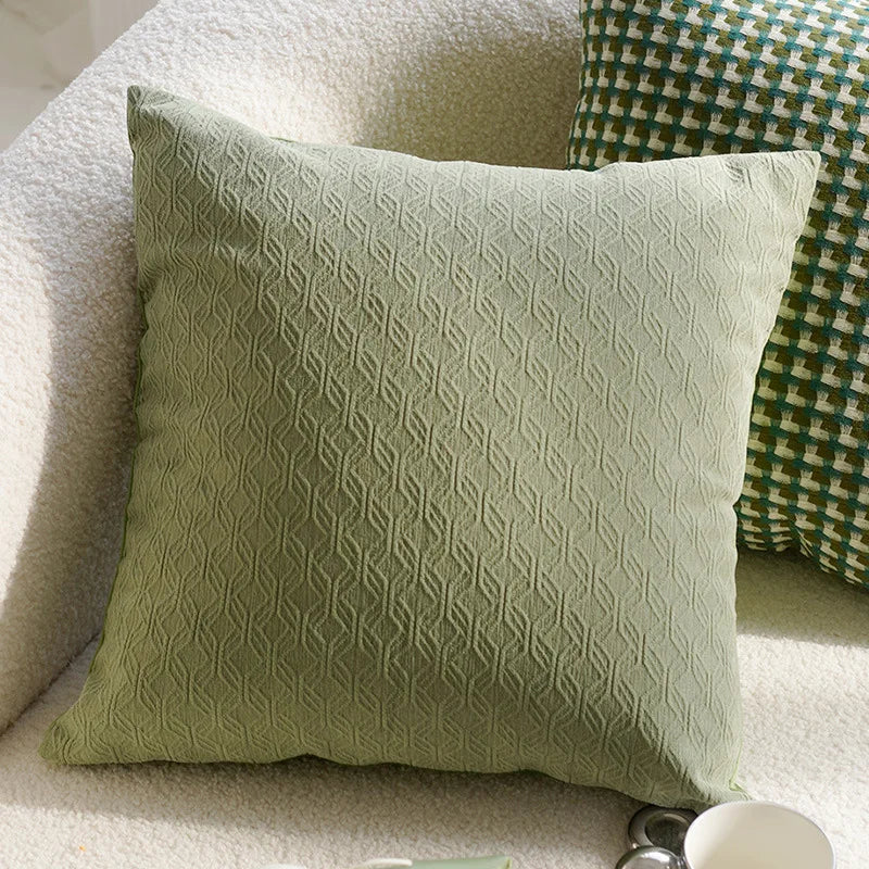 Green Flying Bird Throw Pillow Cover