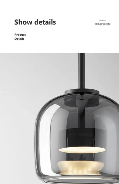 Modern Glass Pendant Light