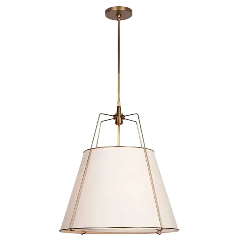 Vintage Cloth Pendant Light