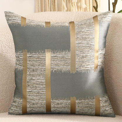 Gold Silk Pillow Cover