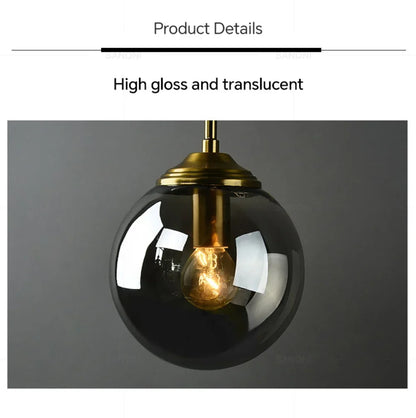 Modern Ball Glass Sconce