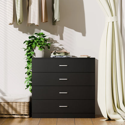 4 Drawer Wood Cabinet Dresser