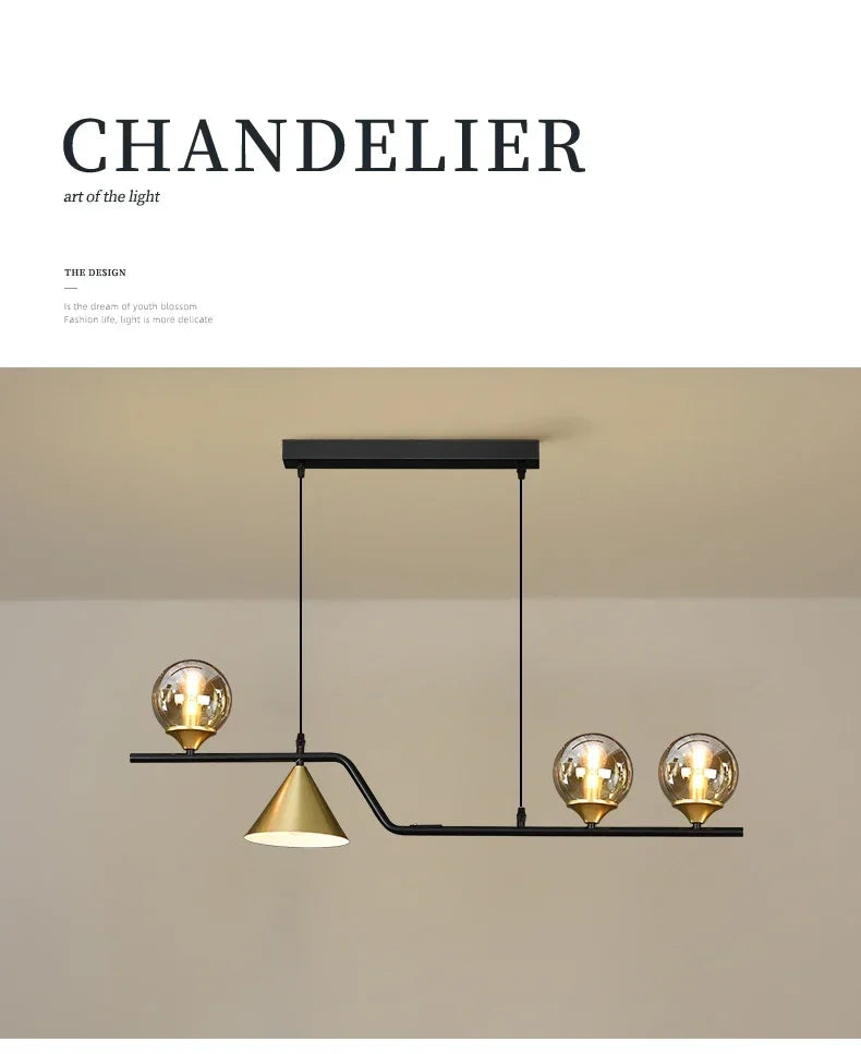 Scandinavia Glass Chandelier