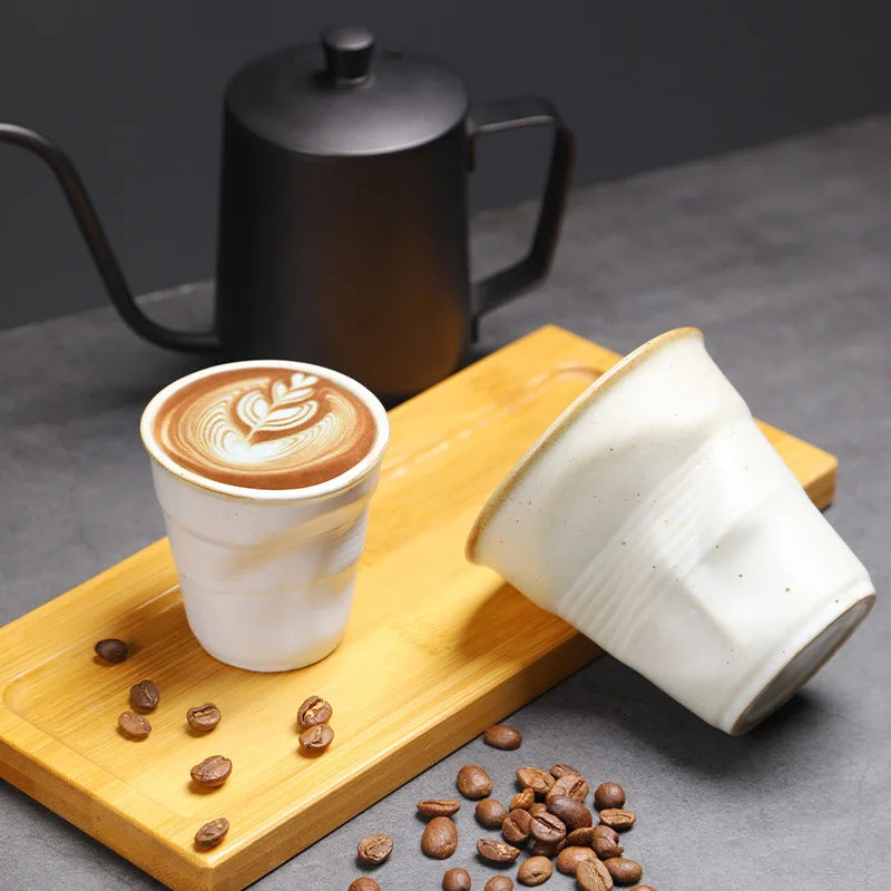 Irregular Ceramic Coffee Cup