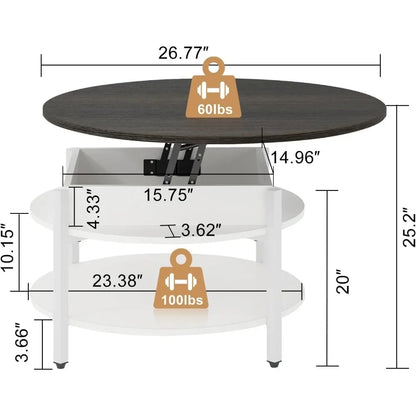 Lift Top Coffee Table with Storage