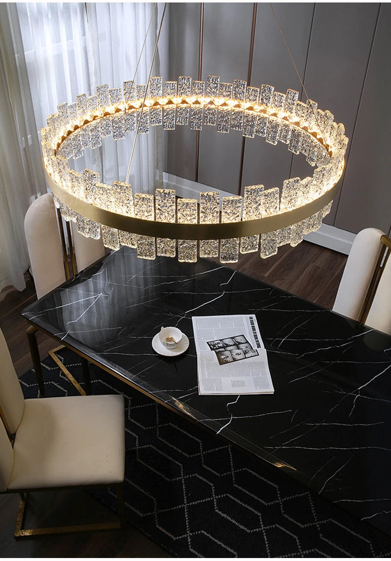 Luxury Crystal Pendant Light